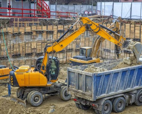 loading excavation